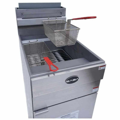 Saba - GF85-P Commercial 21" 85 lb. Fryer Liquid Propane - GF85-P