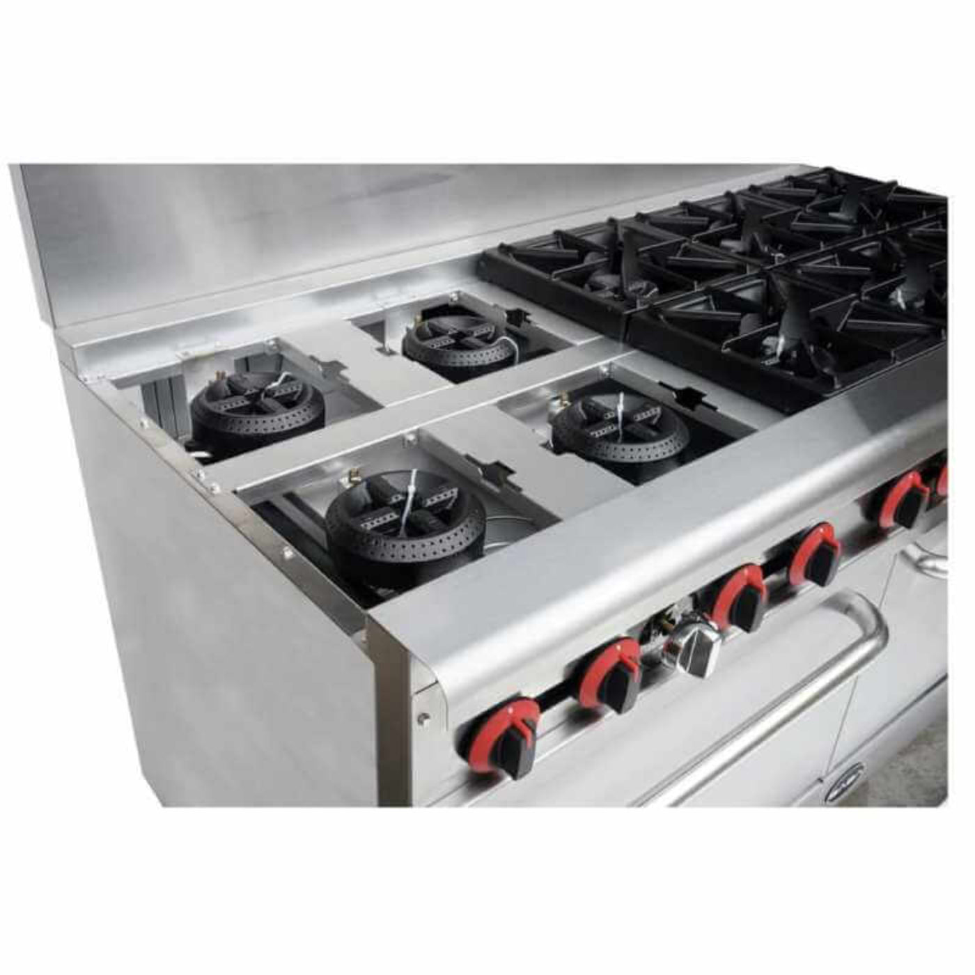 Saba - GR-60 Commercial 60" 10 Burners Oven Range Natural Gas - GR-60