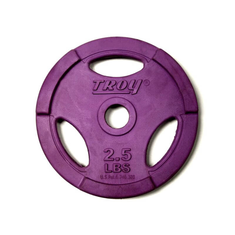TROY GR-RC Quiet Iron Interlocking Color Rubber 1" Grip Plate