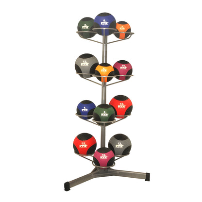 Troy Vertical 4 Tier, Rotating Fitness Ball Rack - GWBR