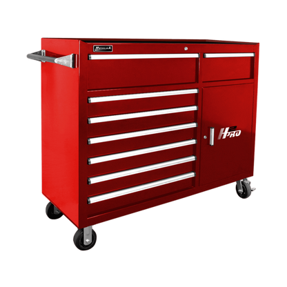 Homak  56" H2Pro 8 Drawer with 2 Drawer Comp Roller Cabinet - BK04056082