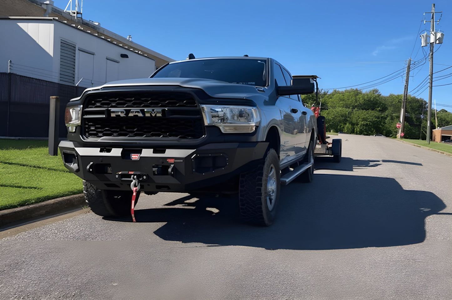 Steelcraft Dodge Ram 2500/3500 2019-2023 HD Replacement Front Bumper Winch Ready with Receiver - HD12280RCW