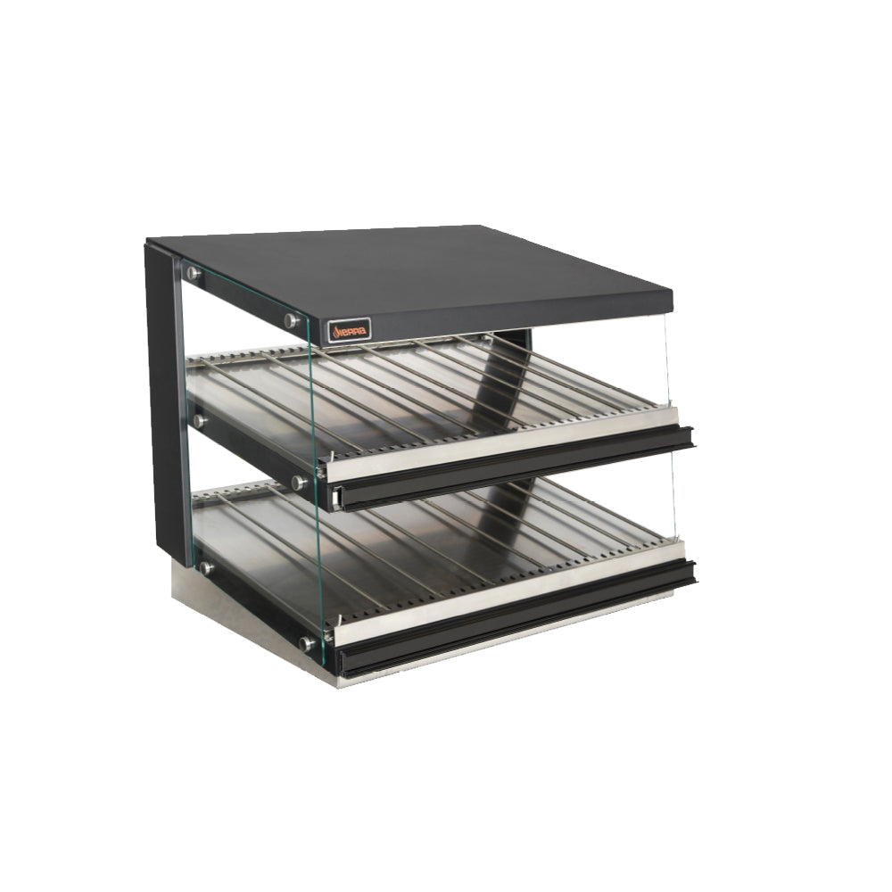 Sierra - SHDM-32PT, 32" Heated Display Merchandiser, with Tempered glass sides - SHDM-32PT