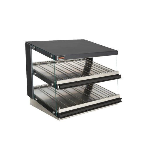 Sierra - SHDM-32PT, 32" Heated Display Merchandiser, with Tempered glass sides - SHDM-32PT
