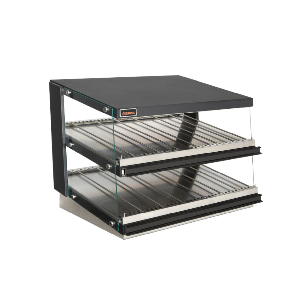 Sierra - SHDM-38PT,  38" Heated Display Merchandiser, with Tempered glass sides - SHDM-38PT