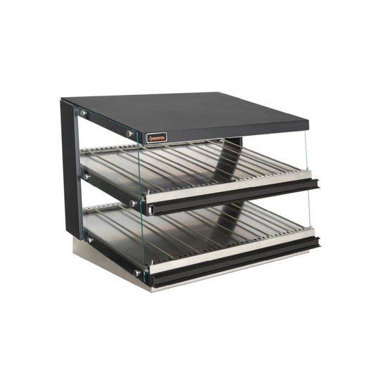 Sierra - SHDM-38PT,  38" Heated Display Merchandiser, with Tempered glass sides - SHDM-38PT