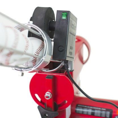 Heater Pro Fastball & Curveball Pitching Machine With Auto Ball Feeder Reconditioned - HTR499BBR