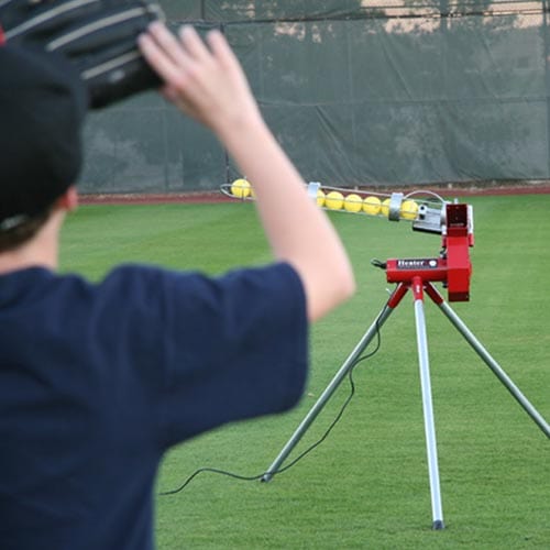 Heater Real Baseball Machine With Auto Ballfeeder - HTR6000BBCR