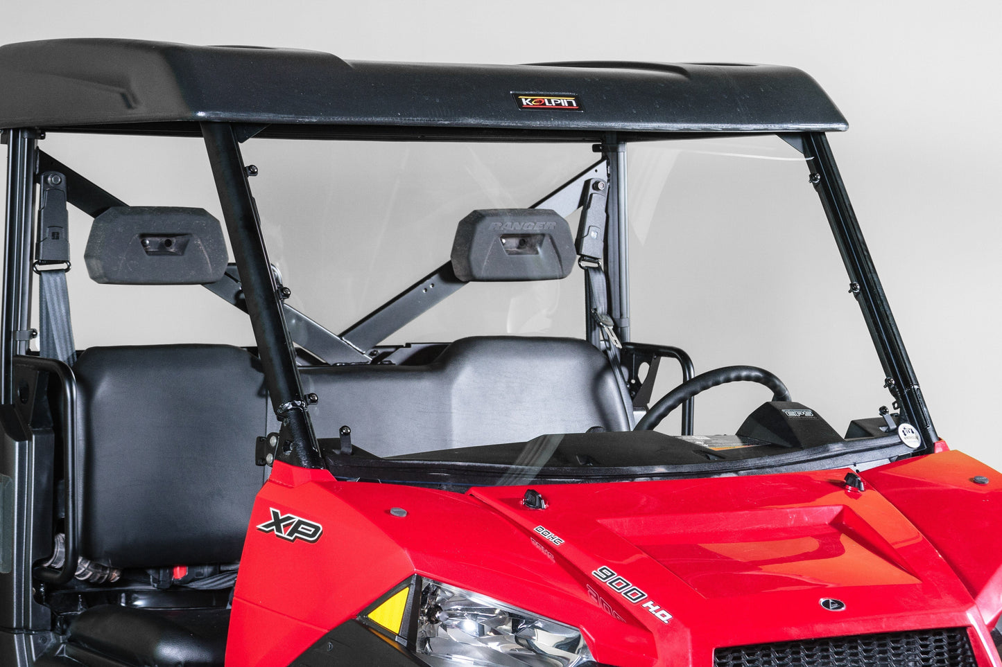 Polaris Ranger Full Size 570/900/1000 Full 1/4" - Scratch Resistant Windshield -  Pro Fit Cage