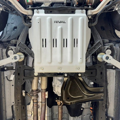 RIVAL Aluminum Transmission Skid Plate 2024+ Ford Ranger FX4 | 2021+ Ford Bronco - 2333.1898.1.6