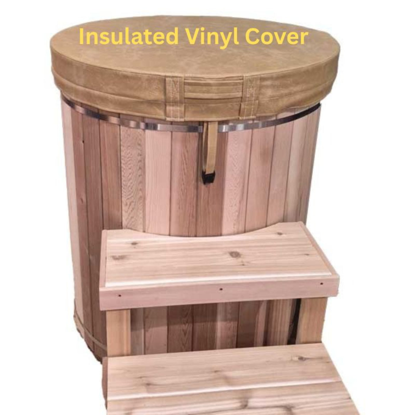 Dundalk LeisureCraft The Arctic Cold Plunge Tub - Knotty Red Cedar - DLARCTIC-KRC