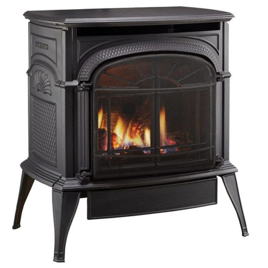 Vermont Castings Intrepid Direct Vent Gas Stove with IntelliFire Touch Ignition System - INDVR-IFT-CB