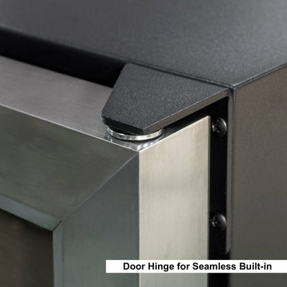 Kings Bottle 46 Bottle 24 Inch Under Counter Wine Fridge Built In - KBU50WX