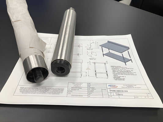 Winholt 30" x 48" All Welded Stainless Steel Knock-Down Table with Backsplash and Undershelf - DTSBB-3048-HKD