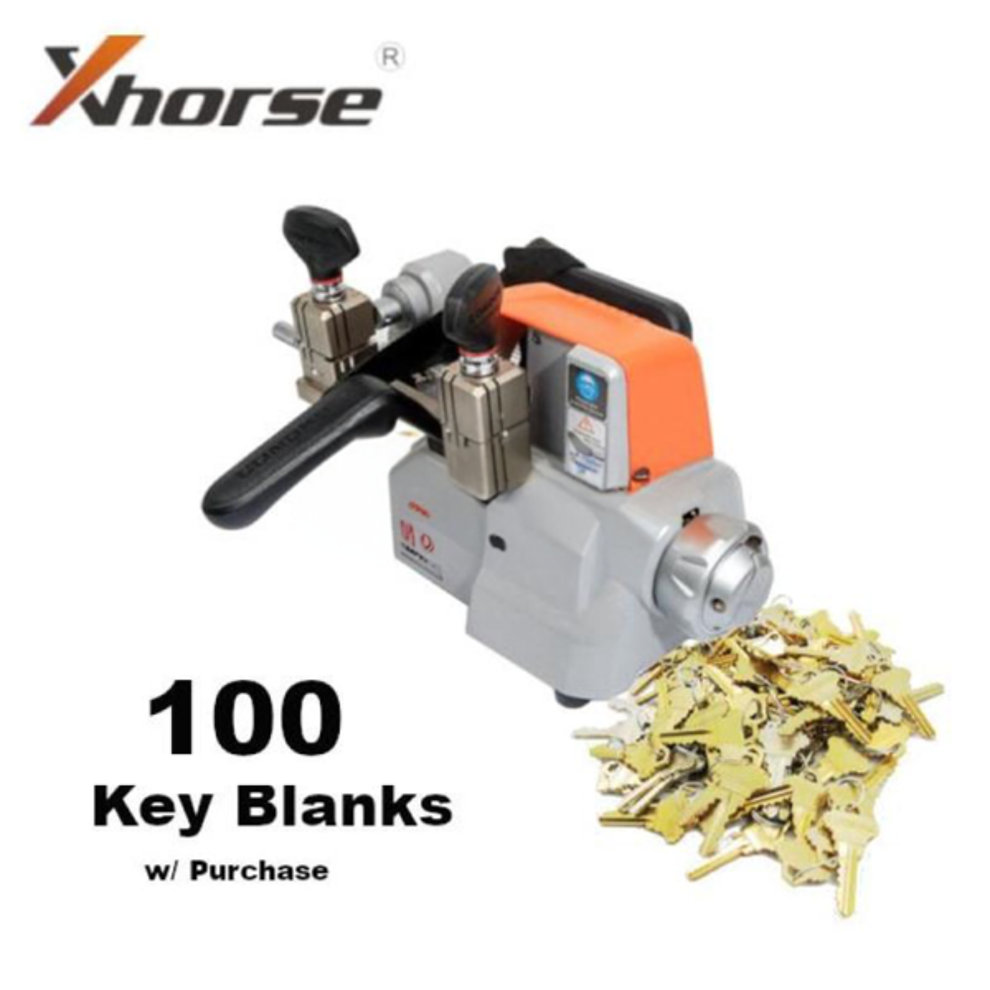 Xhorse Condor XC-009 Key Cutting Duplicating Machine w/ Battery - Special - Plus 100 Key Blanks! (Xhorse) - KEYSPECIAL-XHS-XC009