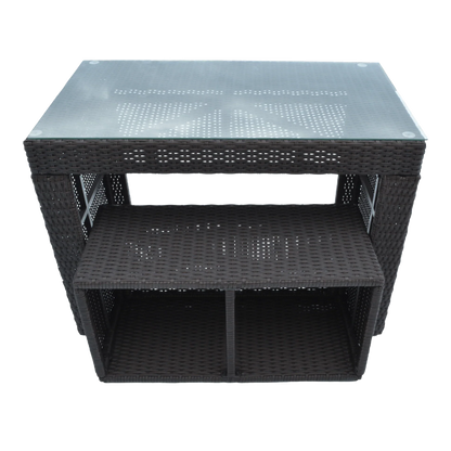 Canadian Spa Straight Bar & Stool - Square Surround Furniture - KF-10035