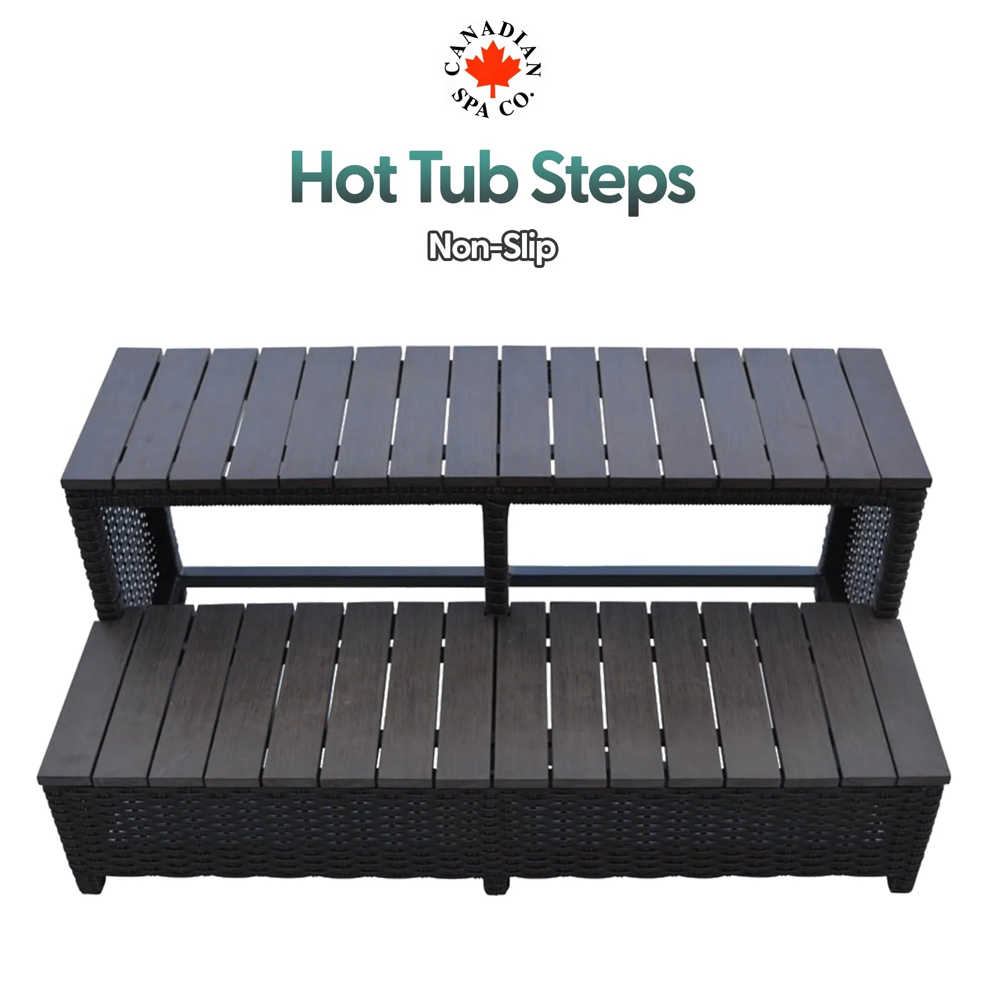 Canadian Spa Wicker Spa Step - 79in Spas - KF-10075