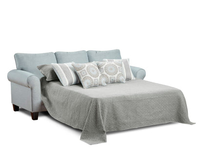 Modway Furniture 1144 Transitional Sleep Sofa - Coastal Style with Reversible Cushions & Stain-Resistant Fabric - 1144 Grande Glacier Sleeper