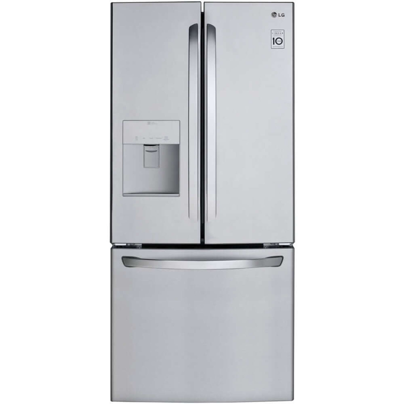 LG 30 in. 3-Door French Door Refrigerator in Stainless Steel 22 Cu. Ft. (LFDS22520S)