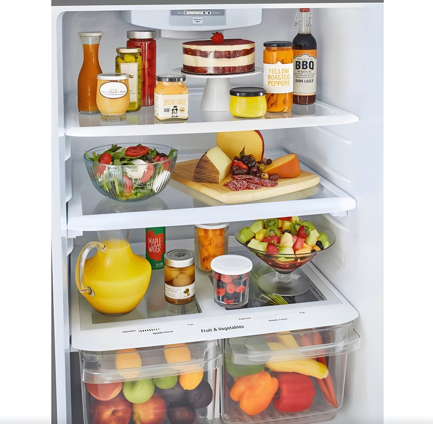 LG 30 in. Refrigerator with Top-Mount Freezer in Stainless Steel 20 Cu. Ft. (LTCS20030S)