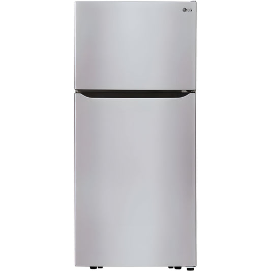 LG 30 in. Refrigerator with Top-Mount Freezer in Stainless Steel 20 Cu. Ft. (LTCS20030S)