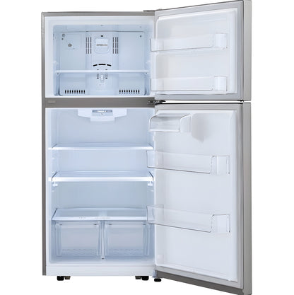 LG 30 in. Top Mount Refrigerator in Stainless Steel 20 Cu. Ft. (LTCS20020S)