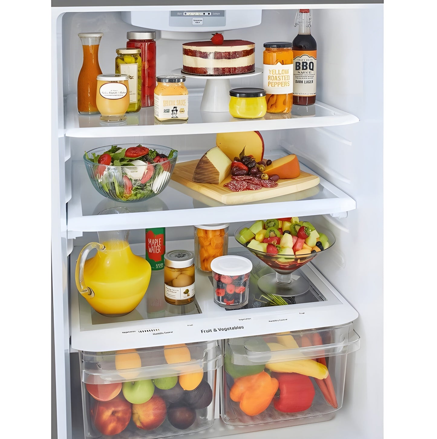 LG 30 in. Top Mount Refrigerator in Stainless Steel 20 Cu. Ft. (LTCS20020S)