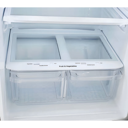 LG 30 in. Top Mount Refrigerator in Stainless Steel 20 Cu. Ft. (LTCS20020S)