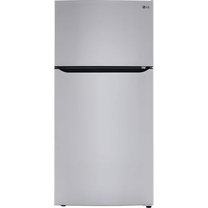 LG 33 in. Top Freezer Refrigerator in Stainless Steel 24 Cu. Ft. (LRTLS2403S)