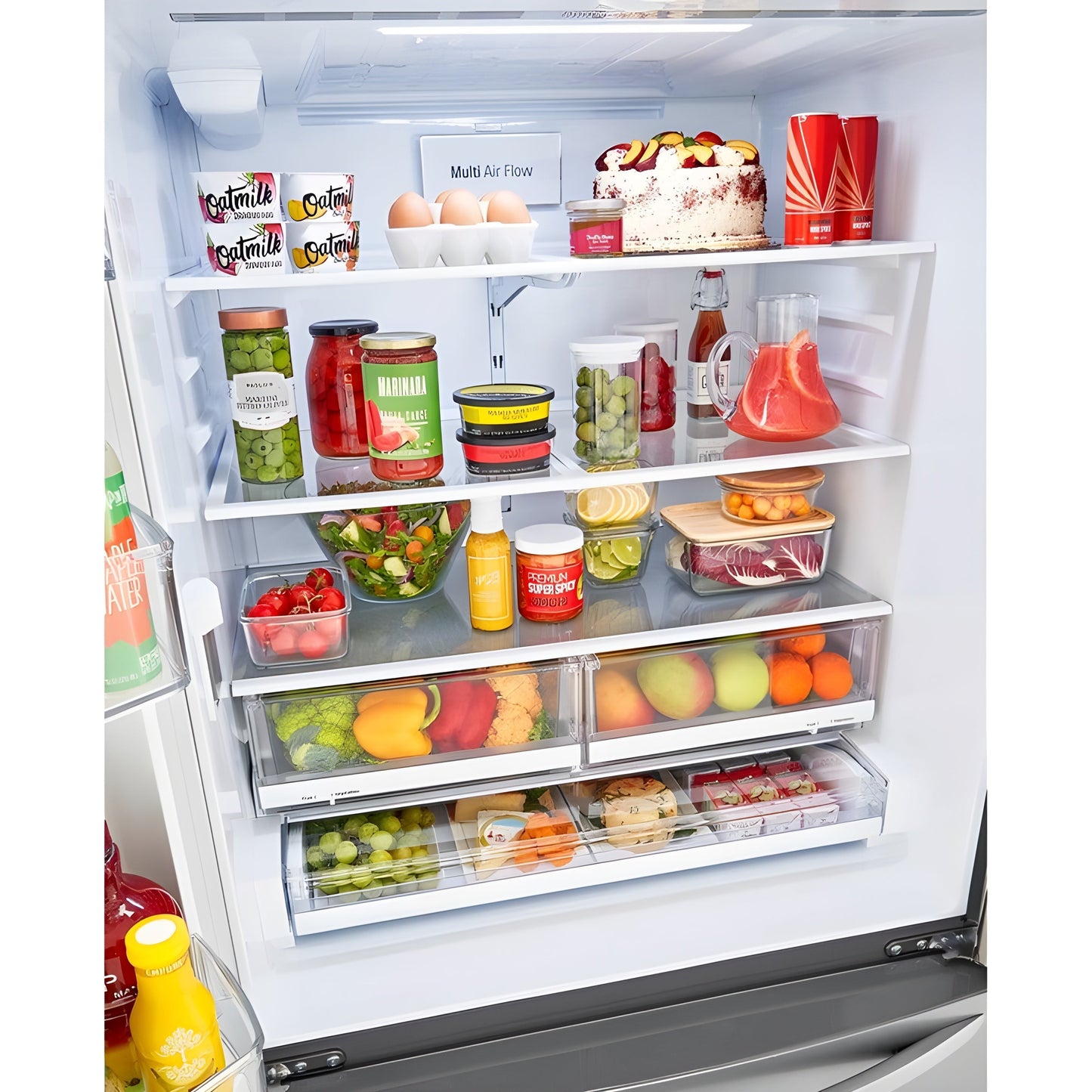 LG 36 in. 4-Door French Door Refrigerator 27 Cu. Ft. (LMWS27626S)