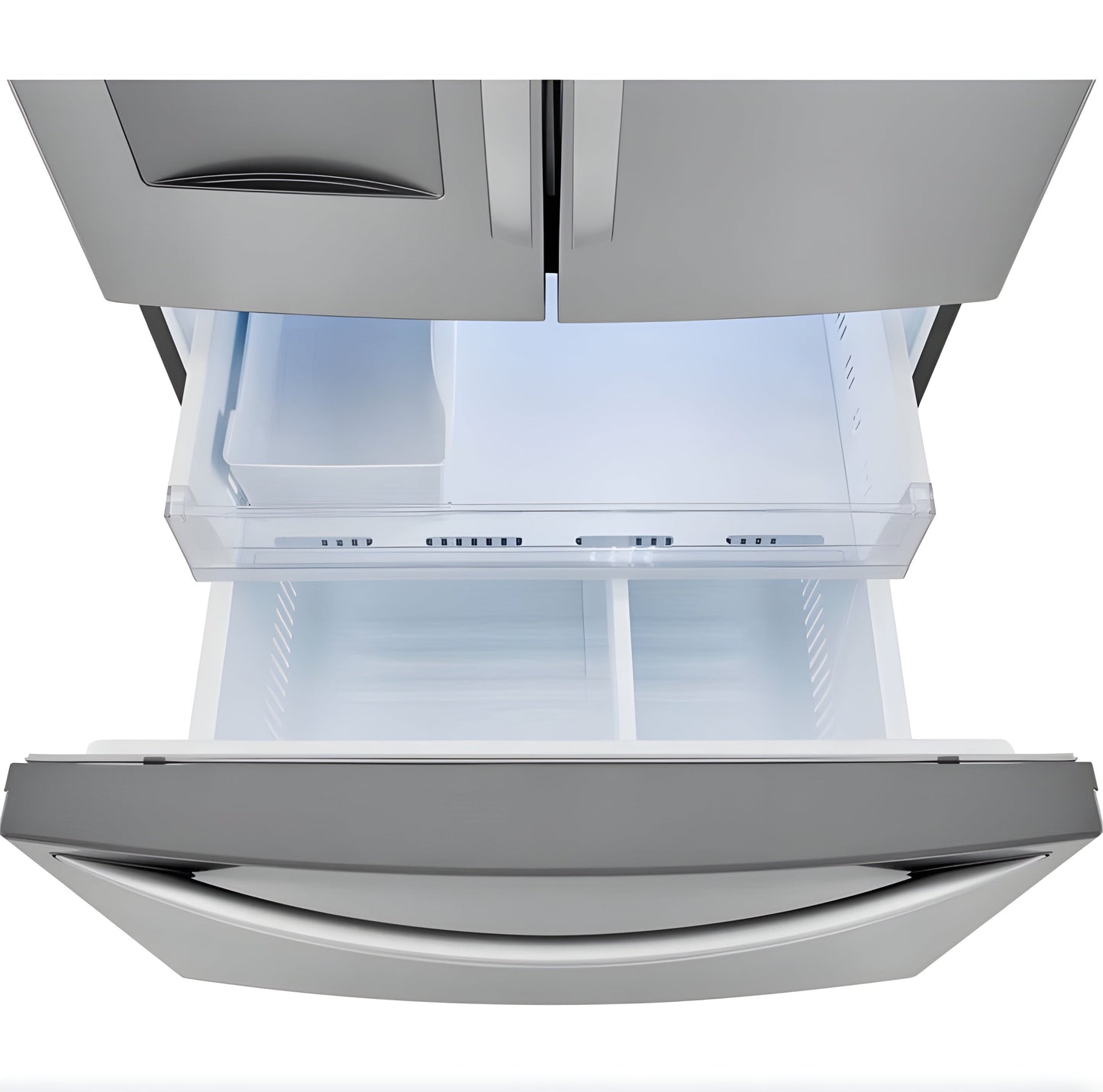 LG 36 in. French Door Refrigerator with Slim Design Water Dispenser in Stainless Steel 29 Cu. Ft. (LRFWS2906V)