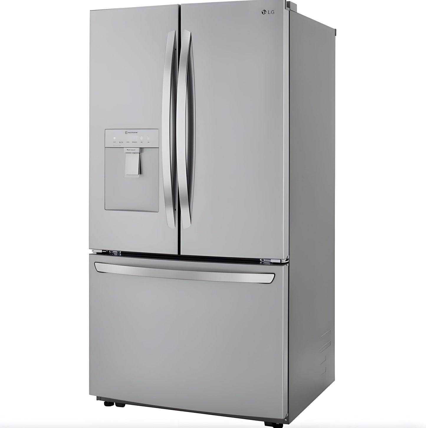 LG 36 in. French Door Refrigerator with Slim Design Water Dispenser in Stainless Steel 29 Cu. Ft. (LRFWS2906V)