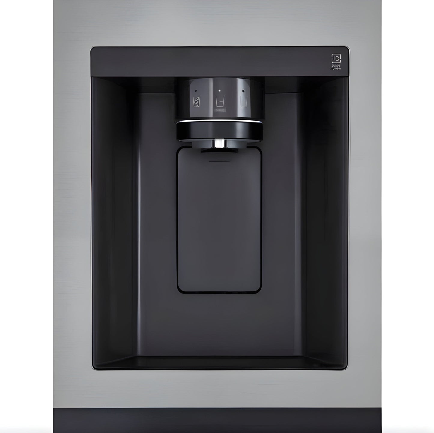 LG 36 in. Side-by-Side Counter-Depth Refrigerator in Stainless Steel 23 Cu. Ft. (LRSXC2306S)