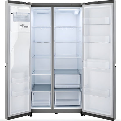 LG 36 in. Side-by-Side Counter-Depth Refrigerator in Stainless Steel 23 Cu. Ft. (LRSXC2306S)