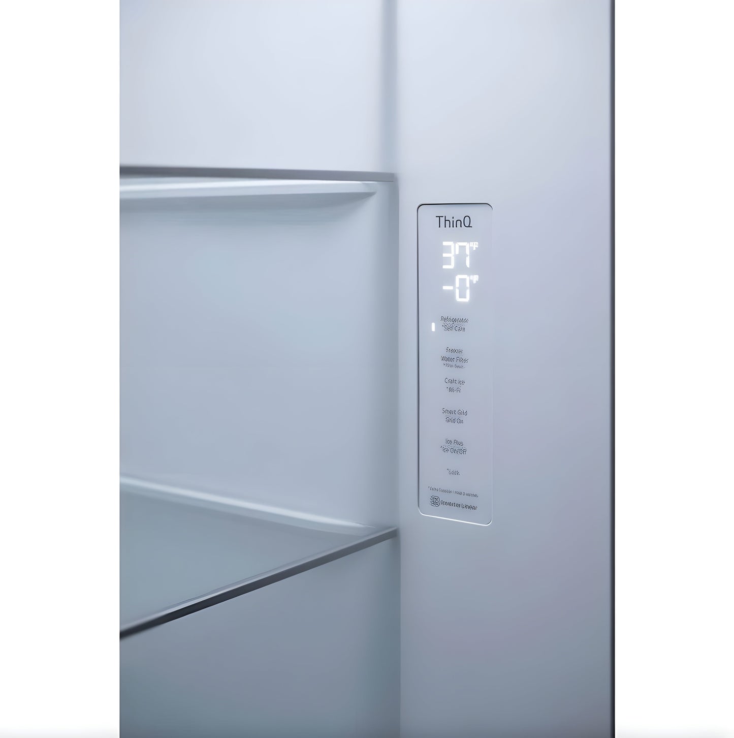 LG 36 in. Side-by-Side InstaView Refrigerator with Craft Ice in Black Stainless 27 Cu. Ft. (LRSOS2706D)