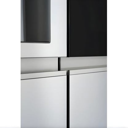 LG 36 in. Side-by-Side InstaView Refrigerator with Craft Ice in Stainless 27 Cu. Ft. (LRSOS2706S)
