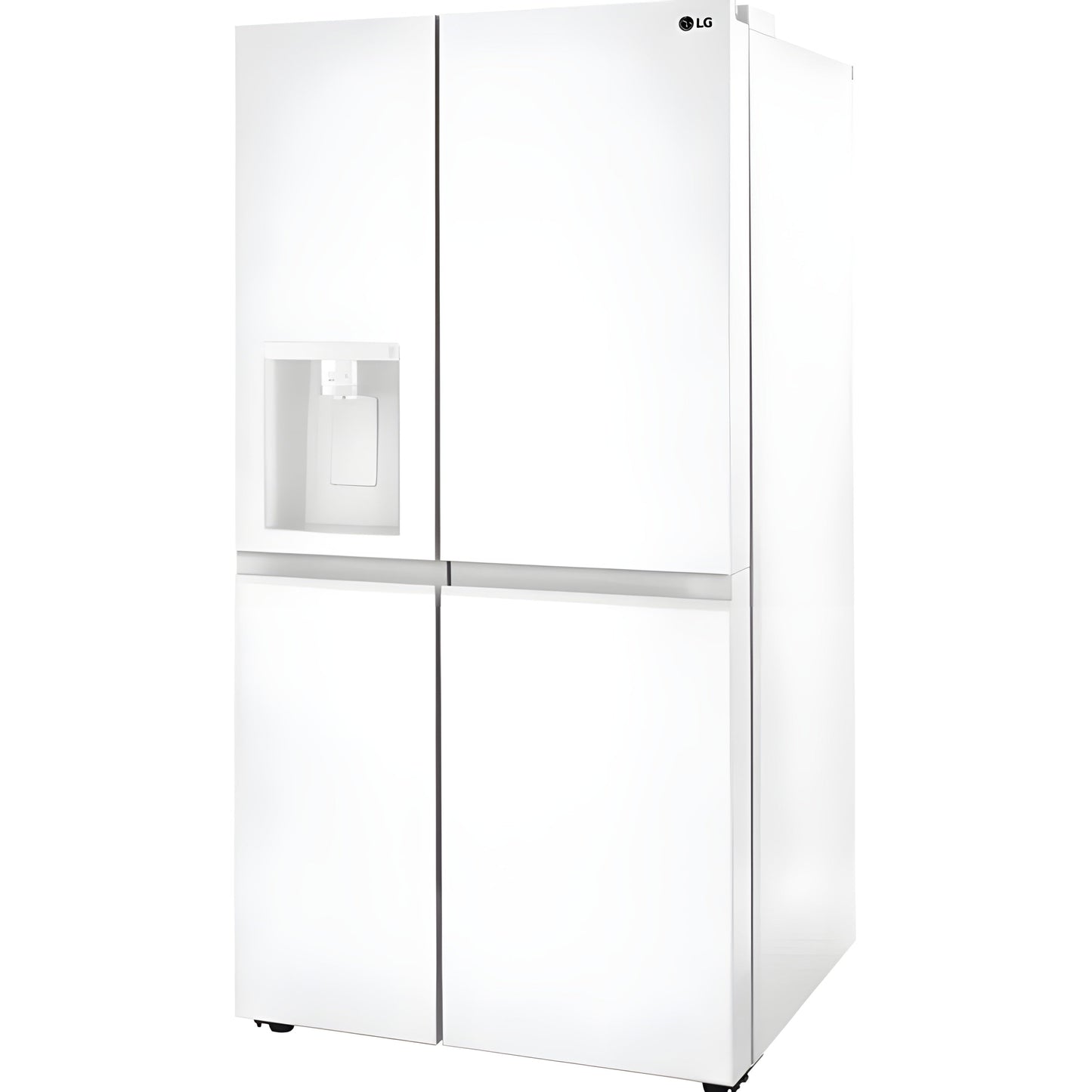 LG 36 in. Side-by-Side Refrigerator in Smooth White 27 Cu. Ft. (LRSXS2706W)