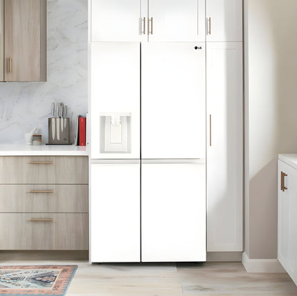 LG 36 in. Side-by-Side Refrigerator in Smooth White 27 Cu. Ft. (LRSXS2706W)