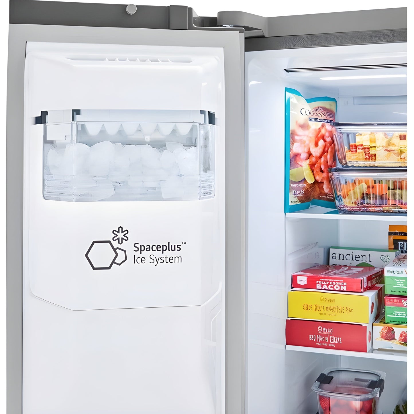 LG 36 in. Side-by-Side Refrigerator in Stainless Steel 27 Cu. Ft. (LRSXS2706S)