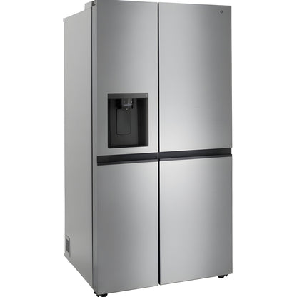 LG 36 in. Side-by-Side Refrigerator in Stainless Steel Look 27 Cu. Ft. (LRSXS2706V)