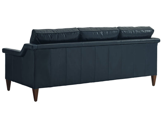 Modway Furniture Whitehall Leather Sofa - Luxurious Upholstered Seating with Ultra Down Comfort and Stylish Design