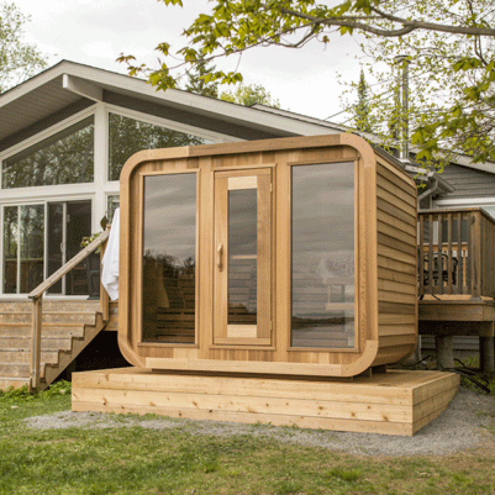 Dundalk Leisure Knotty Cedar Outdoor Luna Sauna - 862LUE
