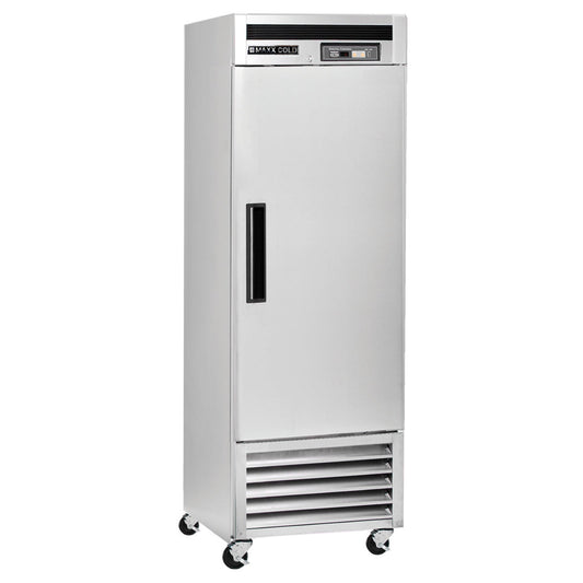 Maxx Cold Single Door Reach-In Freezer, Bottom Mount, 23 cu. ft., Energy Star, Stainless Steel - MCF-23FDHC