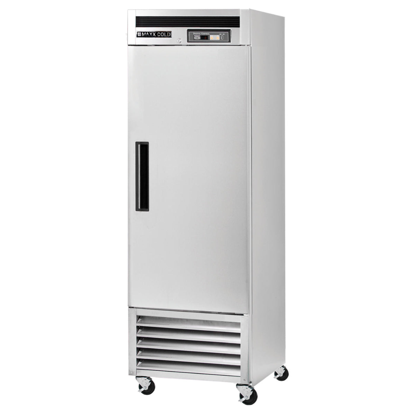 Maxx Cold Single Door Reach-In Freezer, Bottom Mount, 23 cu. ft., Energy Star, Stainless Steel - MCF-23FDHC
