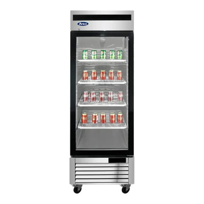 Atosa MCF8701GR 27" Bottom Mount Freezer, 1 One Glass Door 19.1 Cu.Ft - MCF8701GR