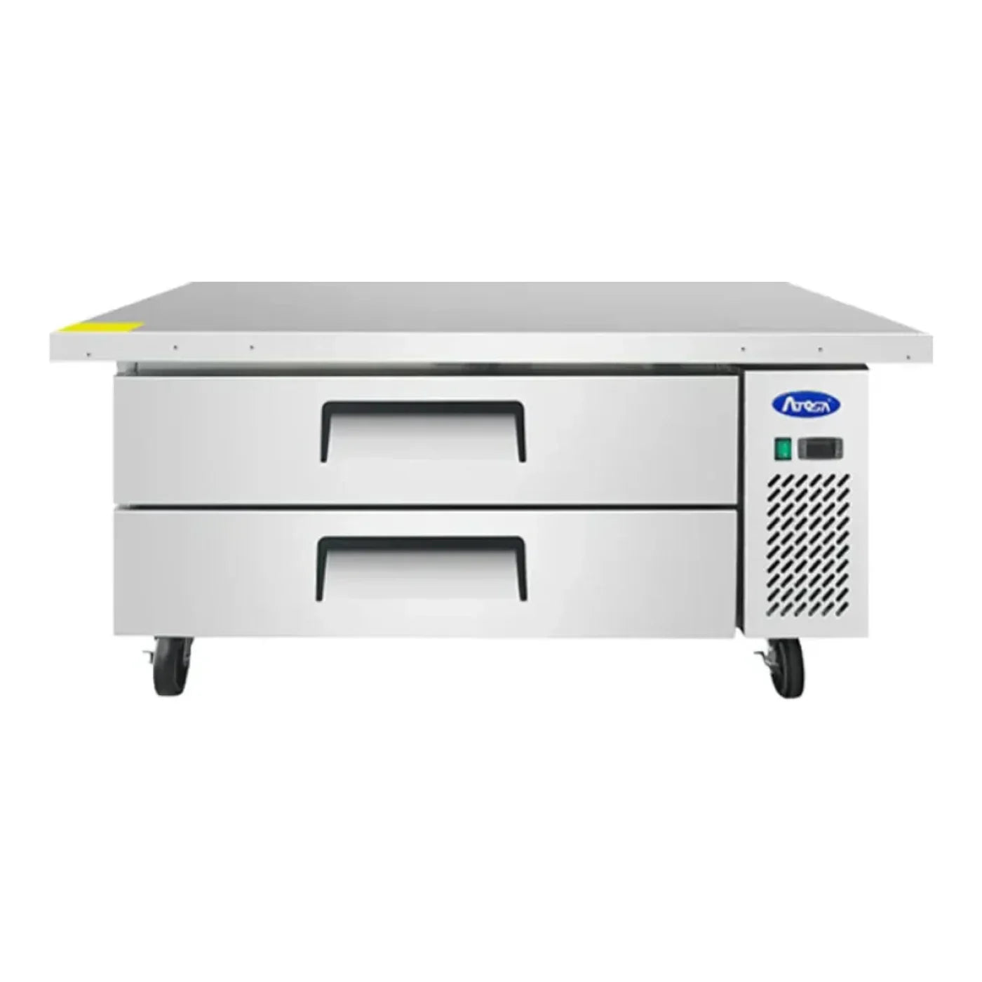 Atosa MGF8452GR 60.5" Two Drawer Refrigerated Chef Base, Extended Top  8.4 Cu.Ft - MGF8452GR