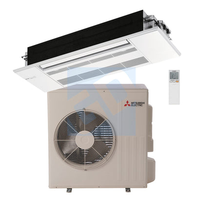 Mitsubishi KP 18,000 BTU 22.9 SEER EZ FIT Ceiling Cassette Heat Pump System - MLZ-KP18NA/SUZ-KA18NA