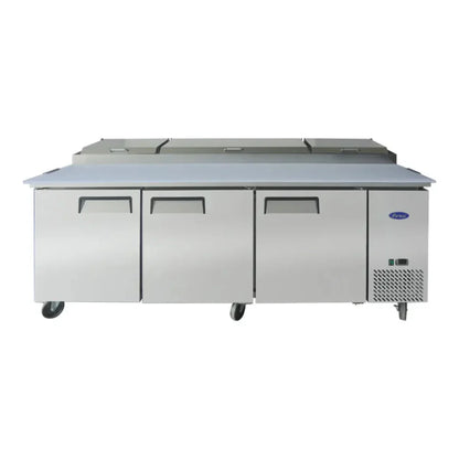 Atosa MPF8203GR 93" Pizza Prep Table, 12 Pans 68 Cu.Ft - MPF8203GR