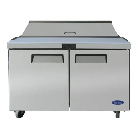 Atosa MSF8302GR 48.2" Sandwich Prep Table, 12 Pans 13.4 Cu.Ft - MSF8302GR