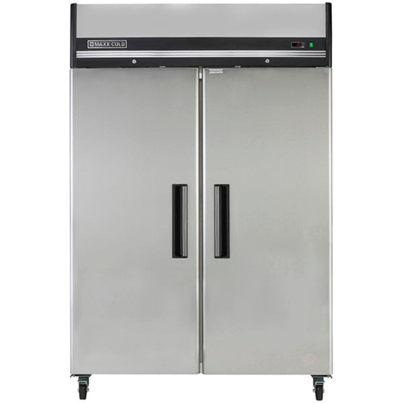 Maxx Cold  Double Door Reach-In Refrigerator, Top Mount, 49 cu. ft., Energy Star, in Stainless Steel - MXCR-49FDHC